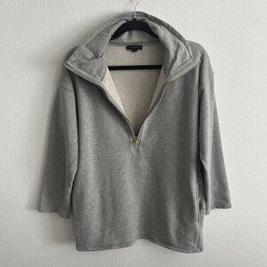 J. Crew Half Zip Oversized Sweater